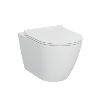 Подвесной Безободковый унитаз Sanibelle